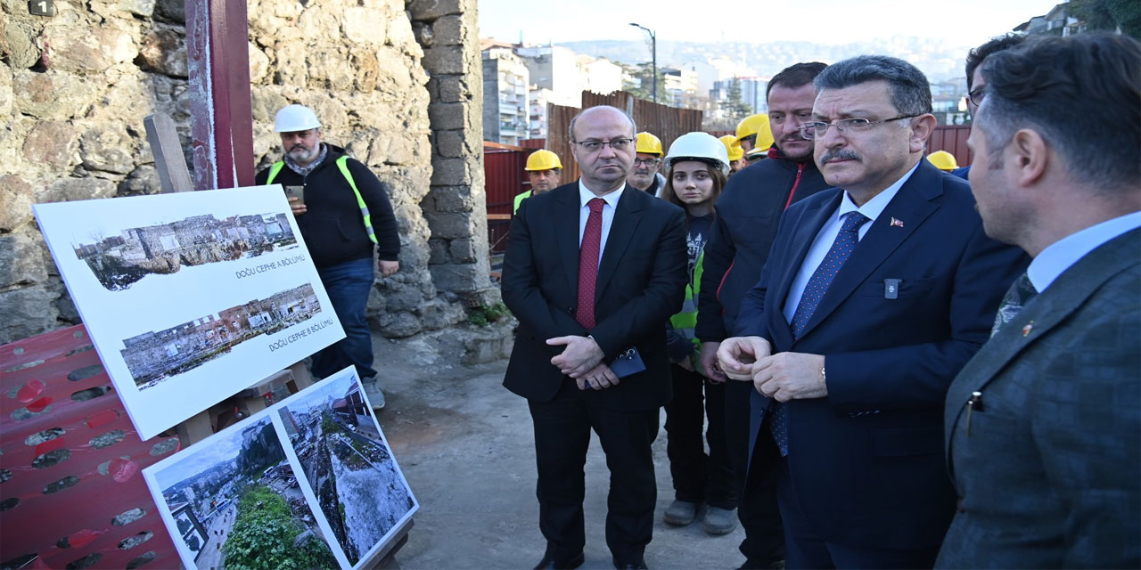 Başkan Genç tarihi surlarda "Geçmişi geleceğe taşıyoruz"