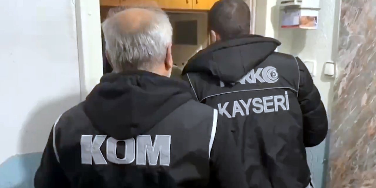 Kayseri'de suç örgütü operasyonu: 19 gözaltı
