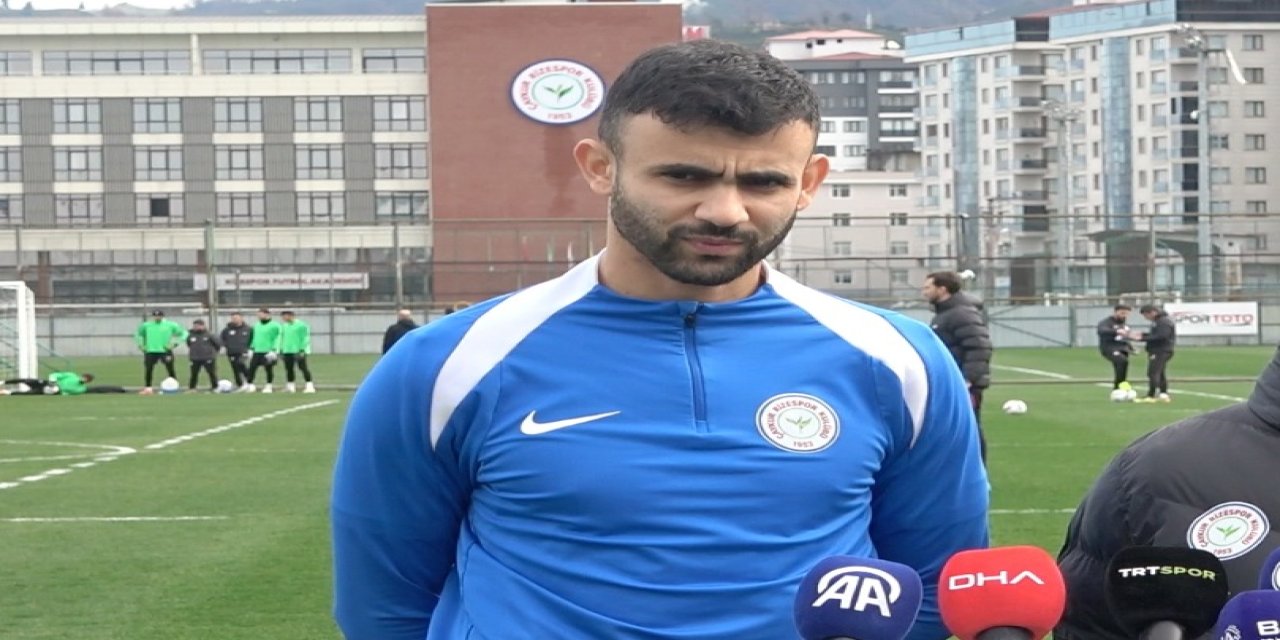 Rizesporlu Rachid Ghezzal: Performansımız 2'inci yarı için bizi umutlandırıyor