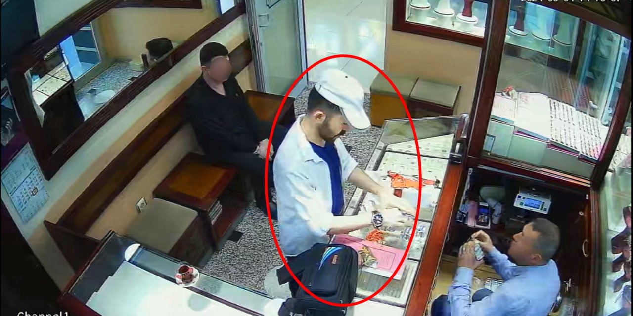 Takma sakal ve gözlükle gittiği iki kuyumcuyu 270 bin lira dolandıran şüpheli tutuklandı