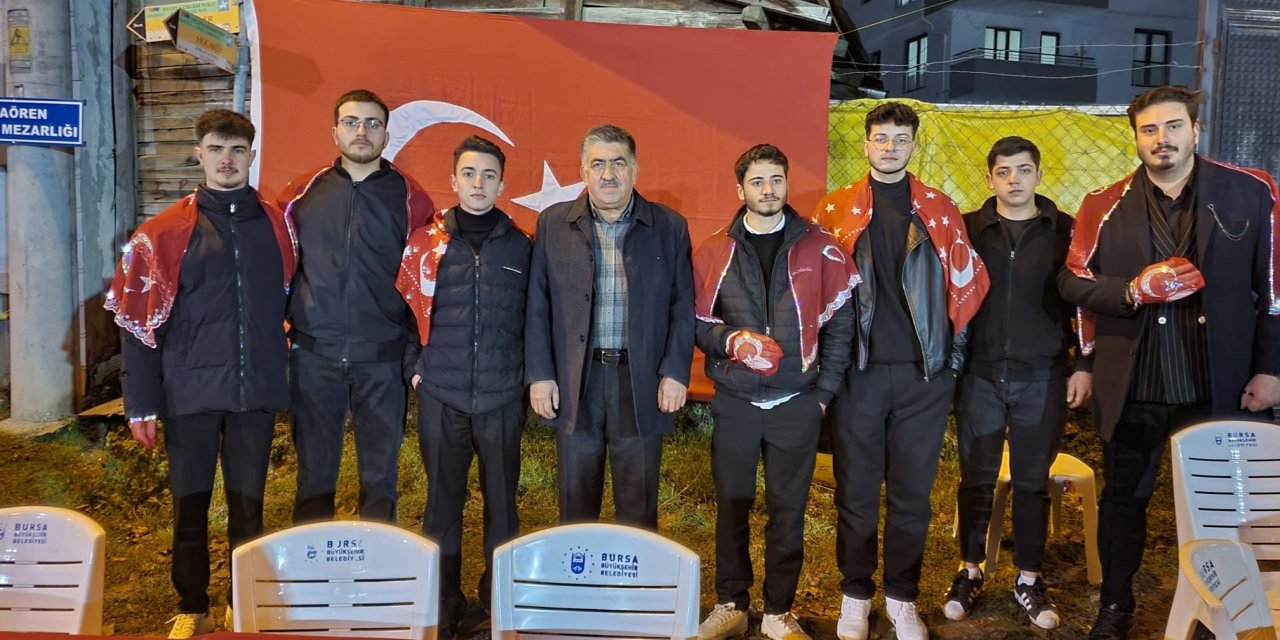 Bursa’da 21 genç için asker uğurlama programı düzenlendi