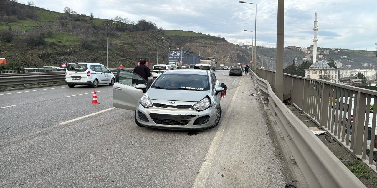 Samsun’da zincirleme kaza; 3 yaralı