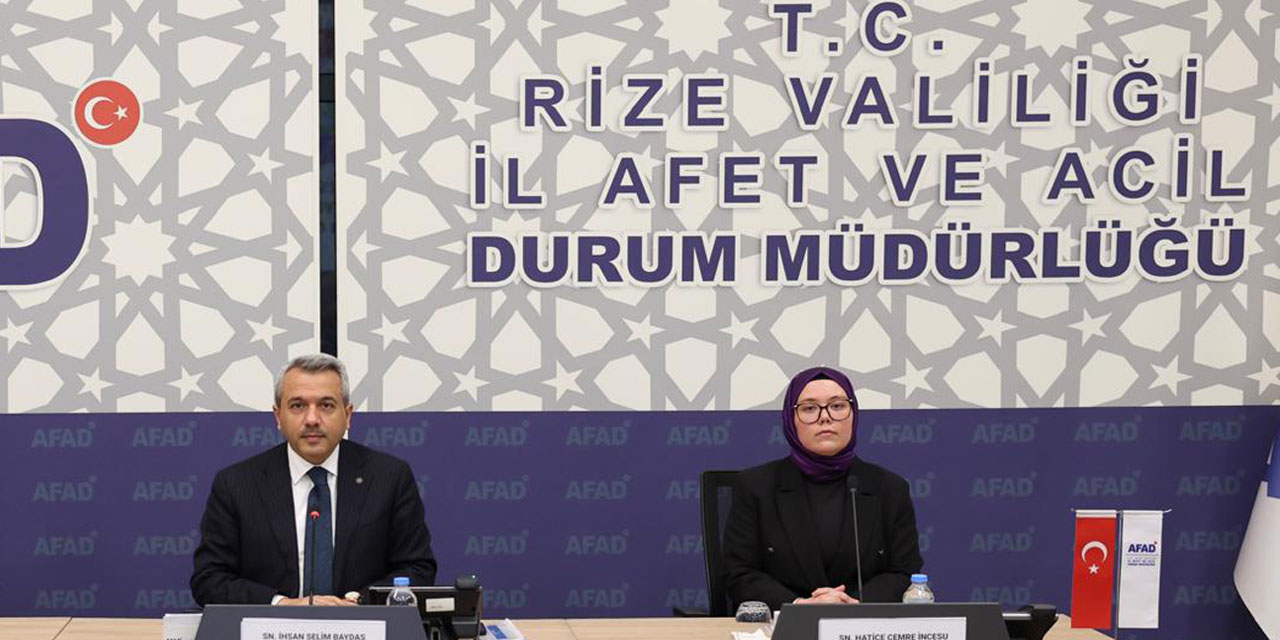 Rize'de 2025 Yılı I. Dönem İl Koordinasyon Kurulu Toplantısı Yapıldı