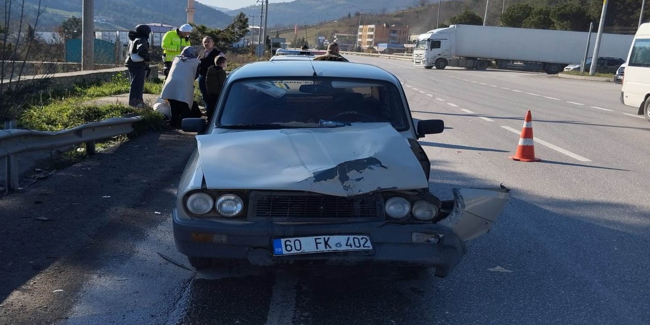 Samsun’da kaza; çift ve kızları yaralandı