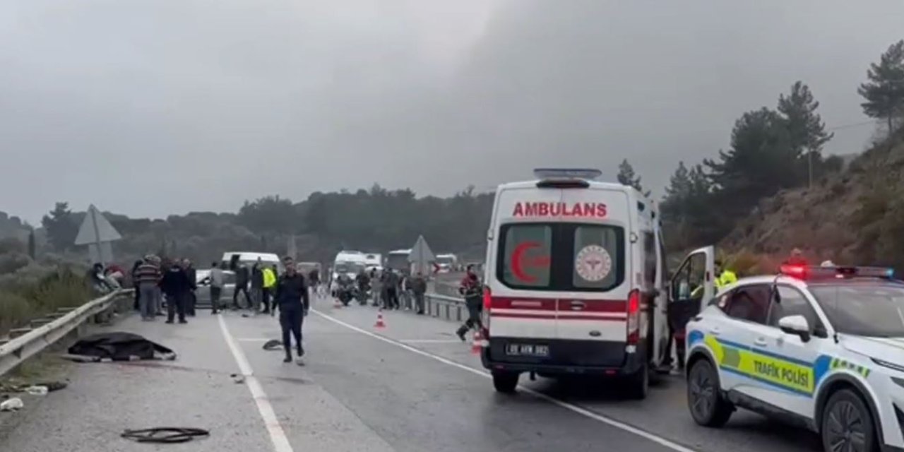 Aydın’da iki otomobil çarpıştı: 1 ölü, 2 yaralı