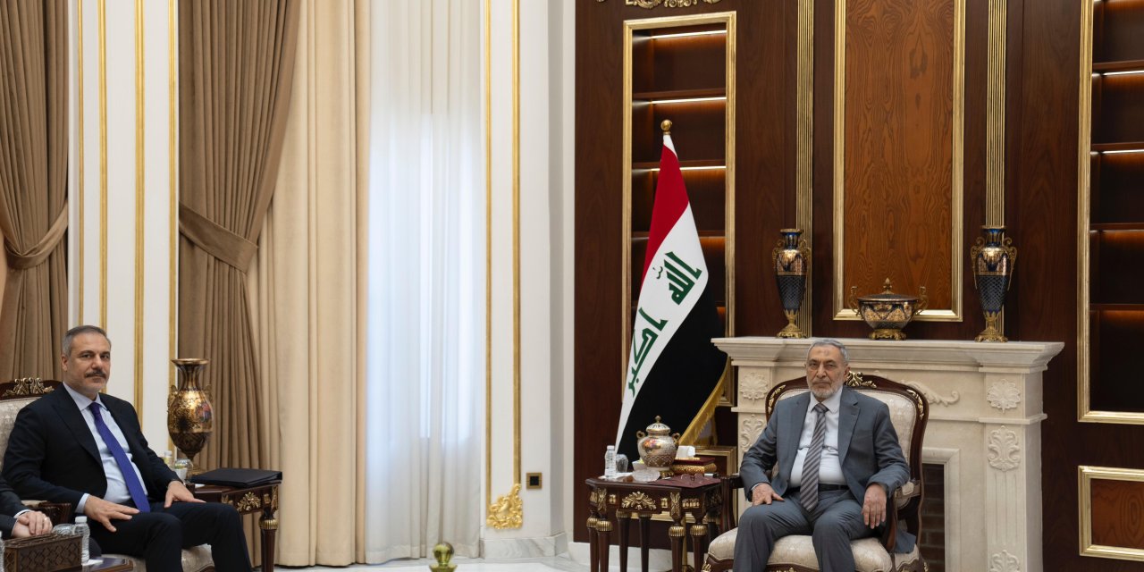 Bakan Fidan, Irak Temsilciler Meclisi Başkanı Mahmud Meşhedani ile görüştü