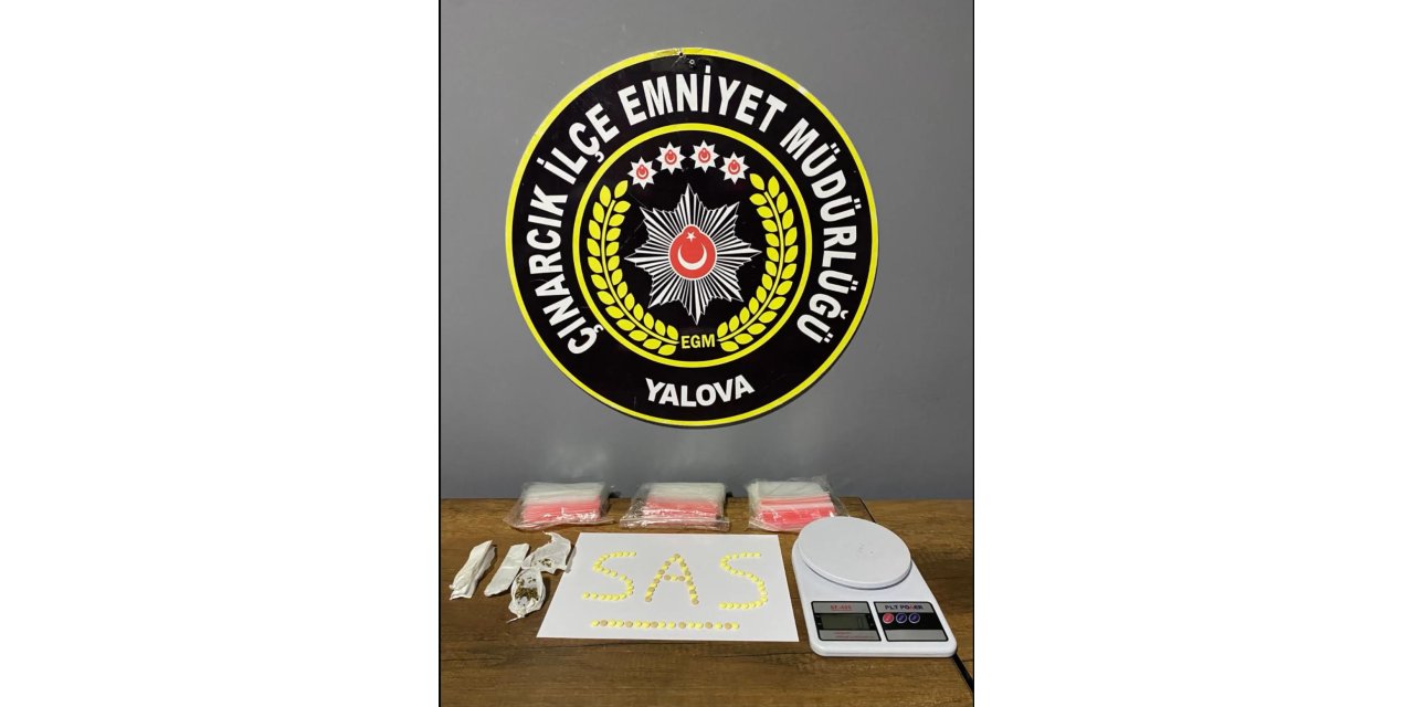 Yalova'da, uyuşturucu operasyonunda 1 kişi tutuklandı