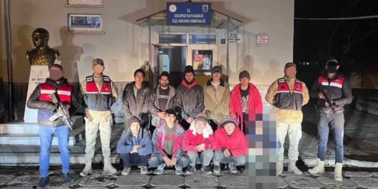 Bitlis'te 9 kaçak göçmen yakalandı, 4 organizatör tutuklandı