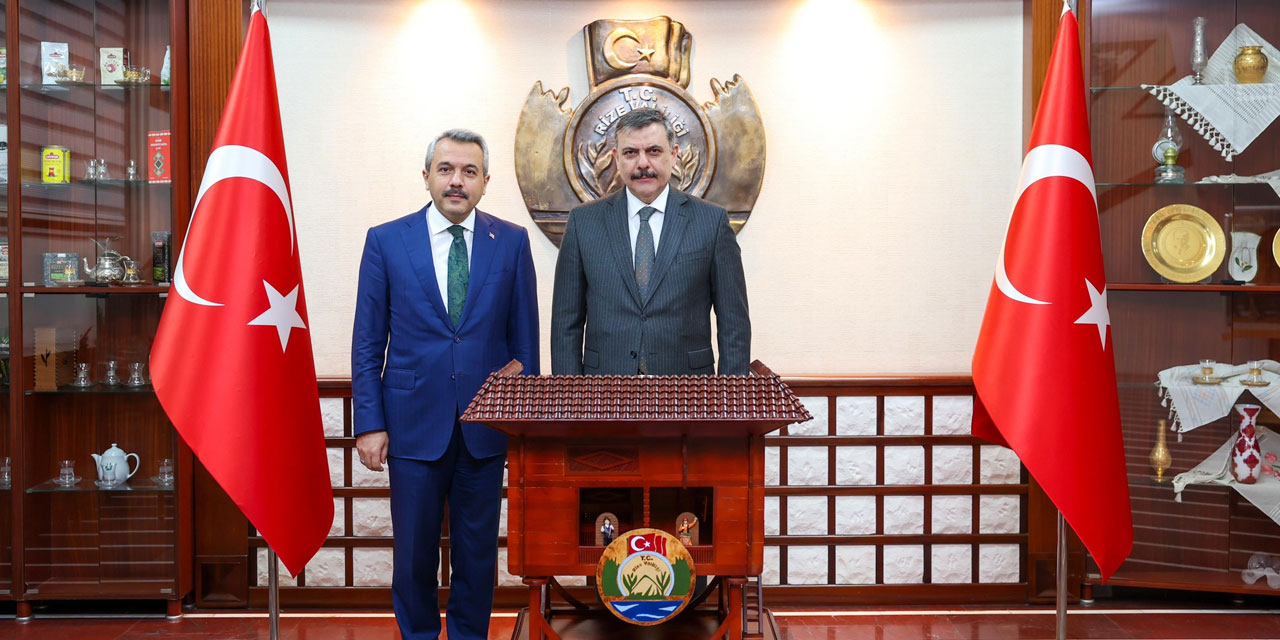 Erzurum Valisi Mustafa Çiftçi’den Rize Valiliği’ne Ziyaret