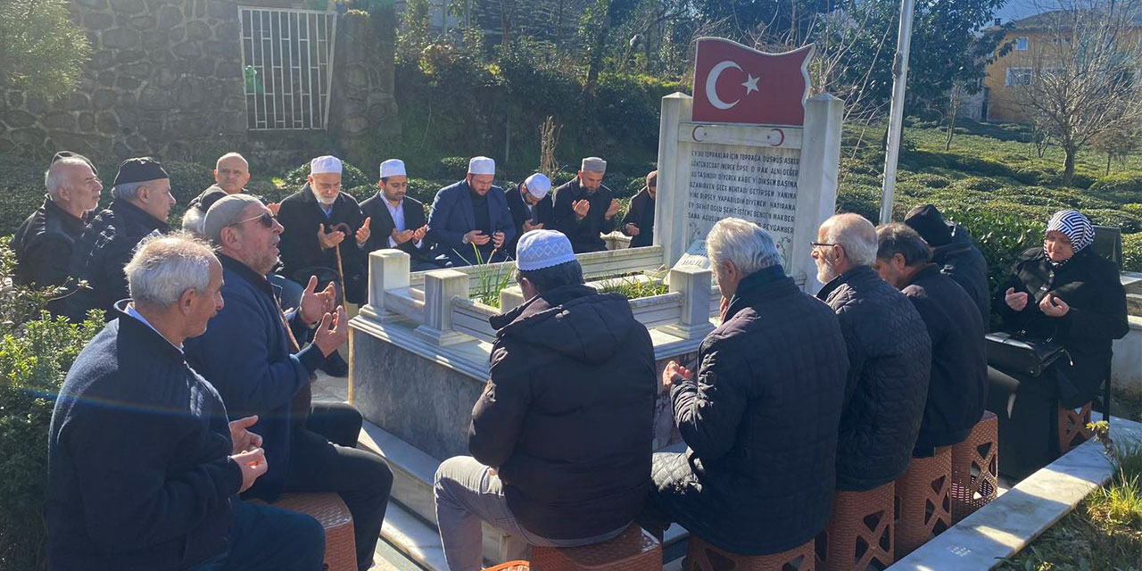 Şehit Halil Sadıkoğlu Rize'de Dualarla Anıldı