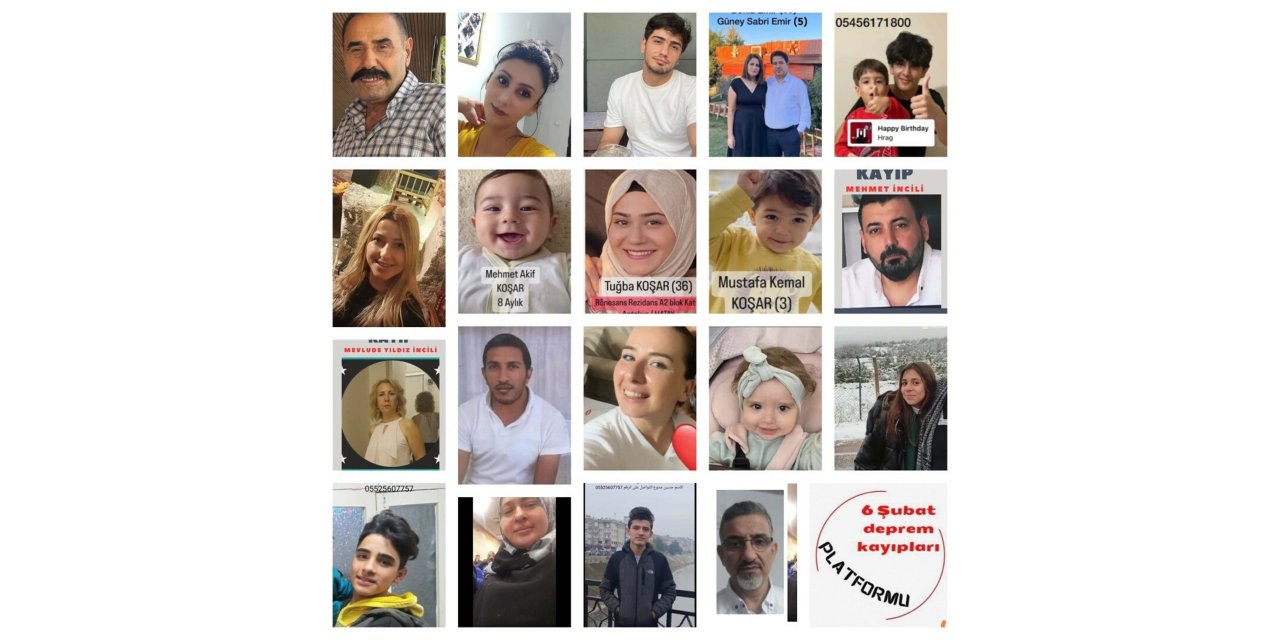Depremde Kaybolan Yakınlarını Bulmak İçin Platform Kurdular