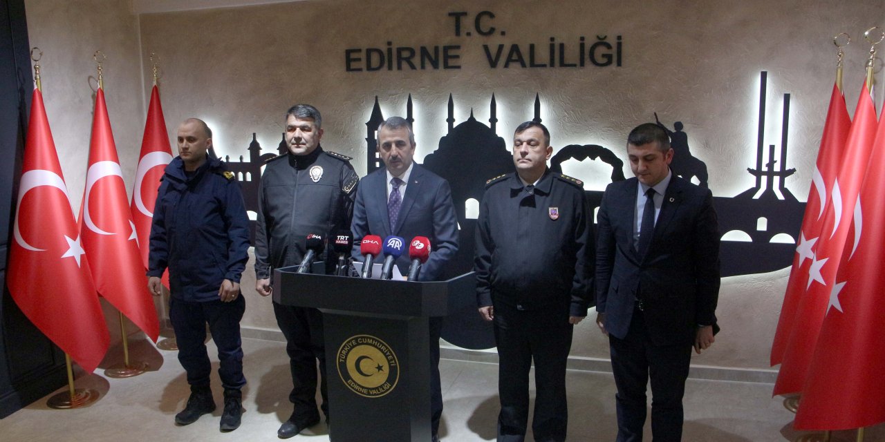 Vali Sezer: Edirne'de ocak ayında 1223 kilogram uyuşturucu ele geçirildi