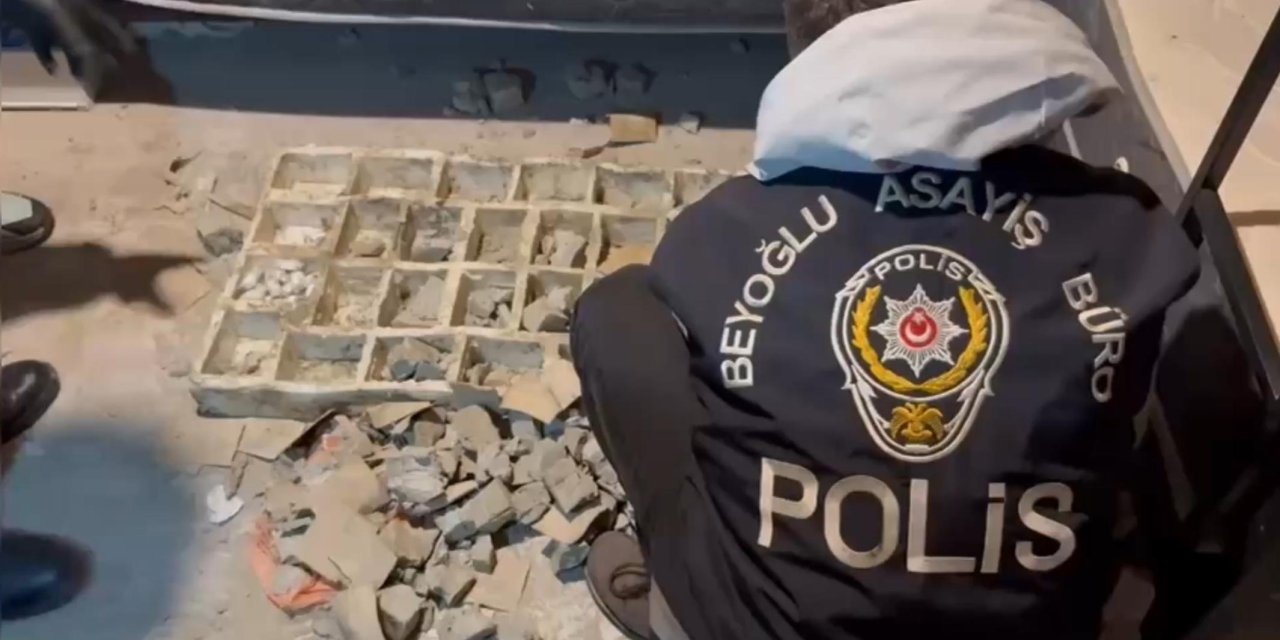 Şişli’de beton kalıplarında uyuşturucu ticareti; '3 kalıp gönder' şifresiyle hap satan şüpheliler yakalandı