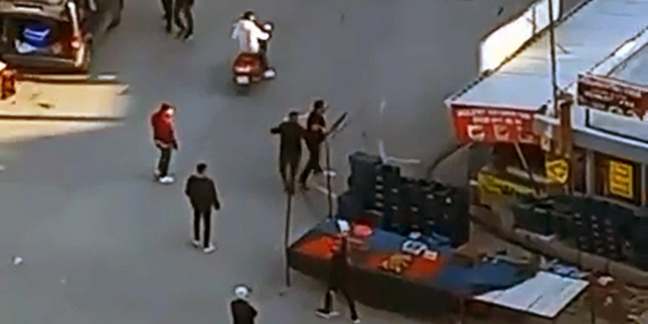 Husumetlisi ile eşi ve kızını tüfekle vurdu; kaçış kamerada