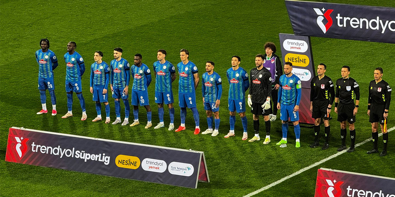 Çaykur Rizespor’un Galatasaray maçı ilk 11’i belli oldu