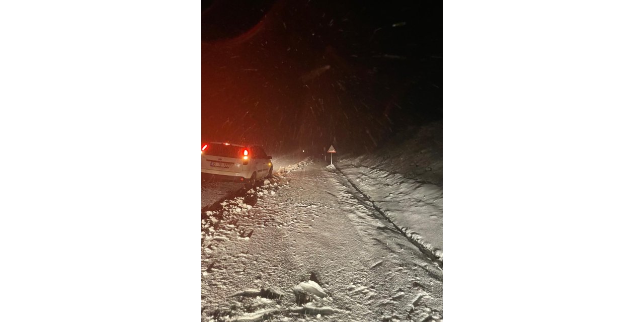 Çanakkale'nin Yüksek Kesimlerinde Kar Yağışı (2)