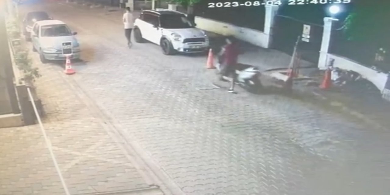 Çaldığı Motosikletle Yakalandı, Görüntüleri Reddetti: O Ben Değilim