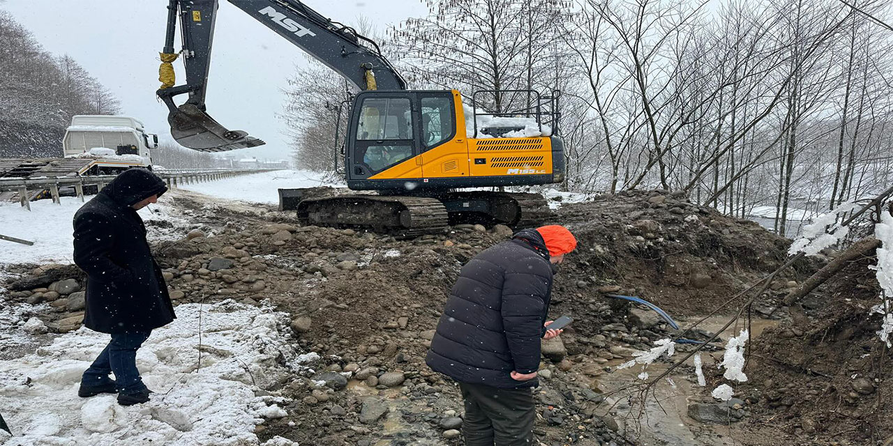 Andon İçme Suyu Hattında Arıza!