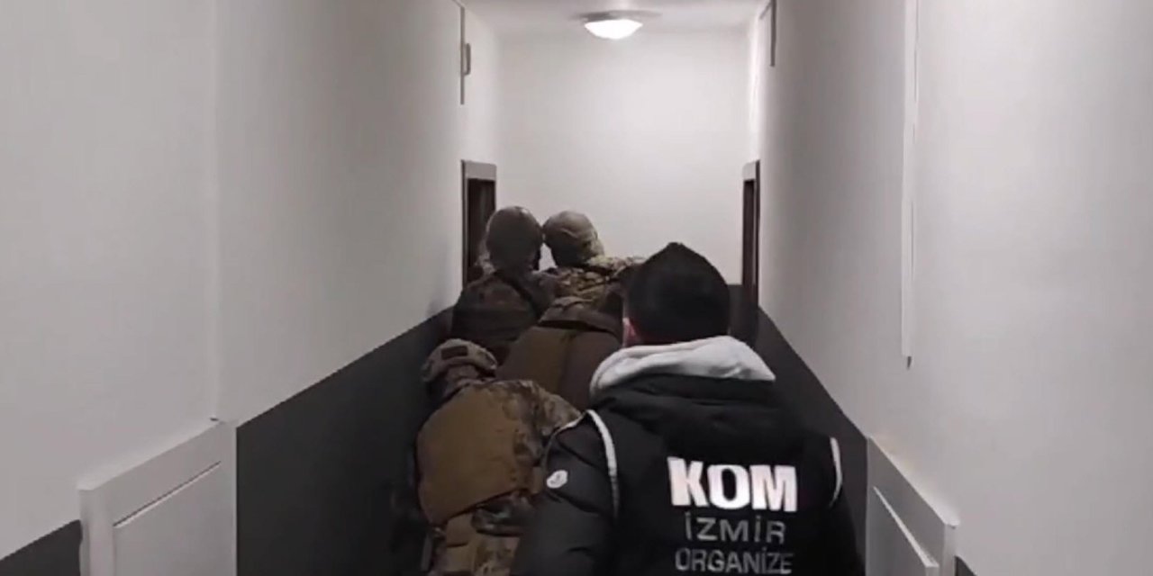 İzmir'de suç örgütüne operasyon: 23 gözaltı