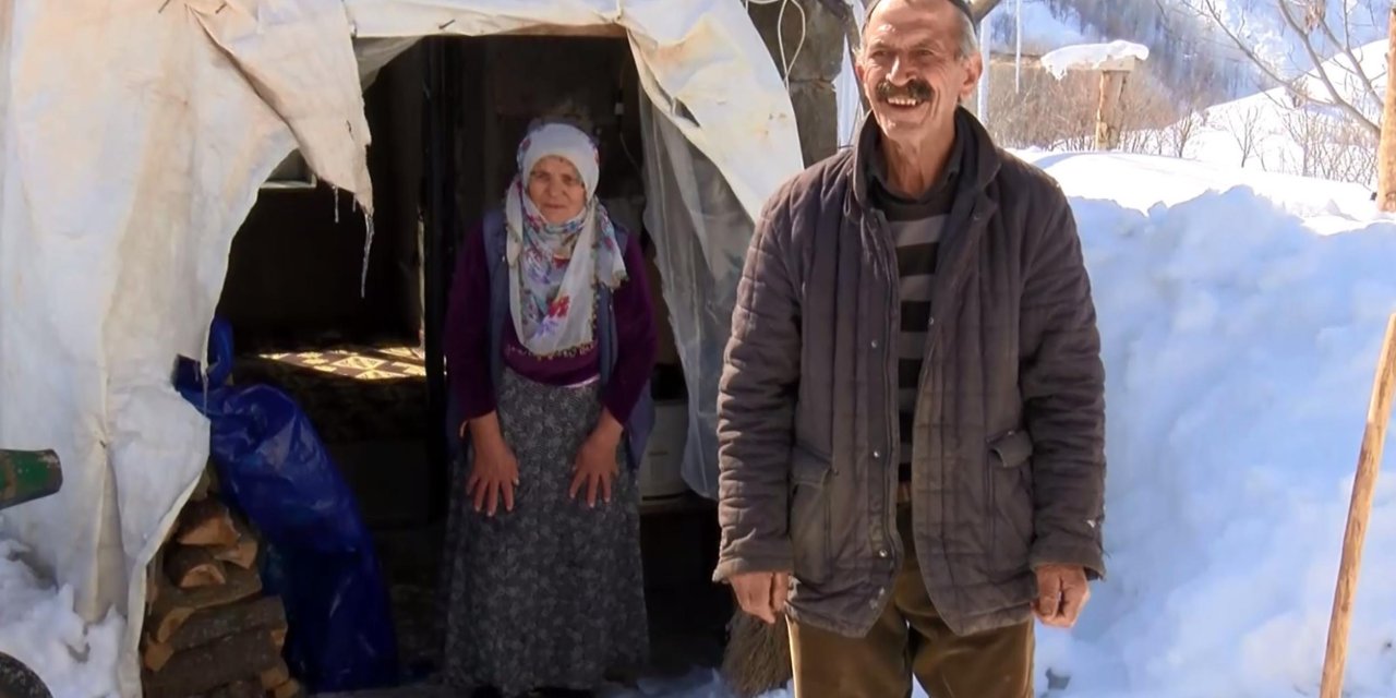 Muş - Köyde Erzakı Tükenen Aile, 112'den Yardım İstedi /video Eklendi