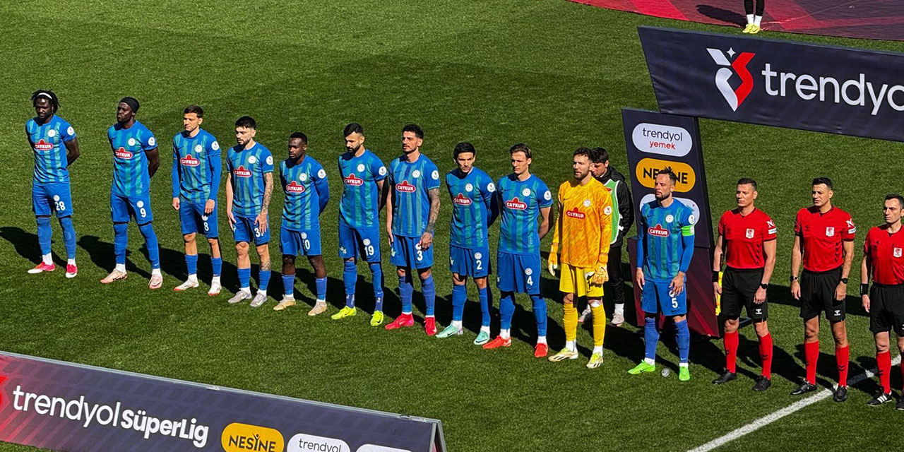 Çaykur Rizespor’un Alanyaspor maçı ilk 11’i açıklandı