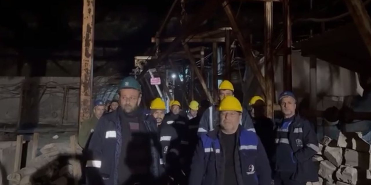 Çayırhan Termik Satrali İşçileri Kendilerini Madene Kapattı