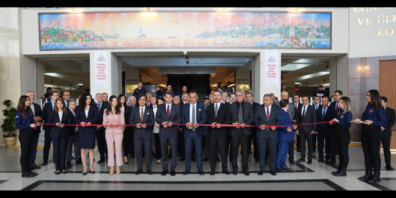 İstanbul - Bakırköy Adliyesi'nde 'El İşi Faaliyetleri Sergisi' Açıldı.