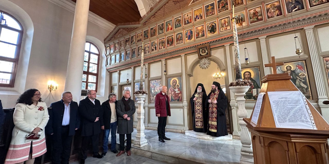 Edirne'de, Sveti Georgi Kilisesi'nde 'Bulgaristan Ulusal Günü' Ayini Düzenlendi