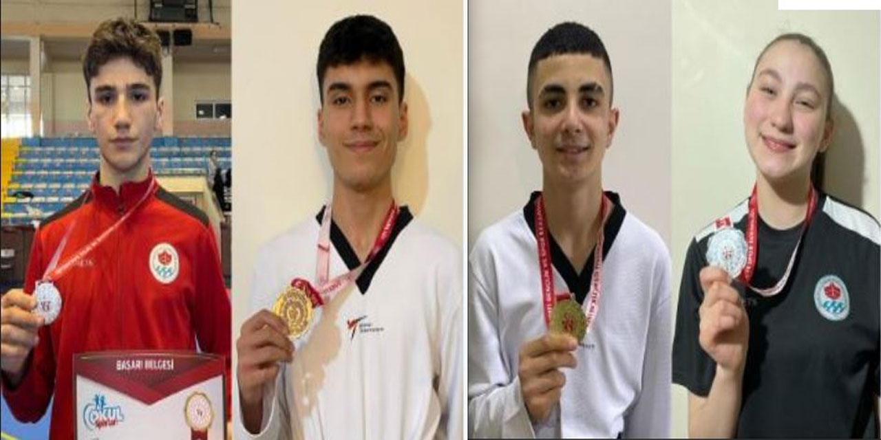 Büyükşehir sporcuları madalyaya doymuyor