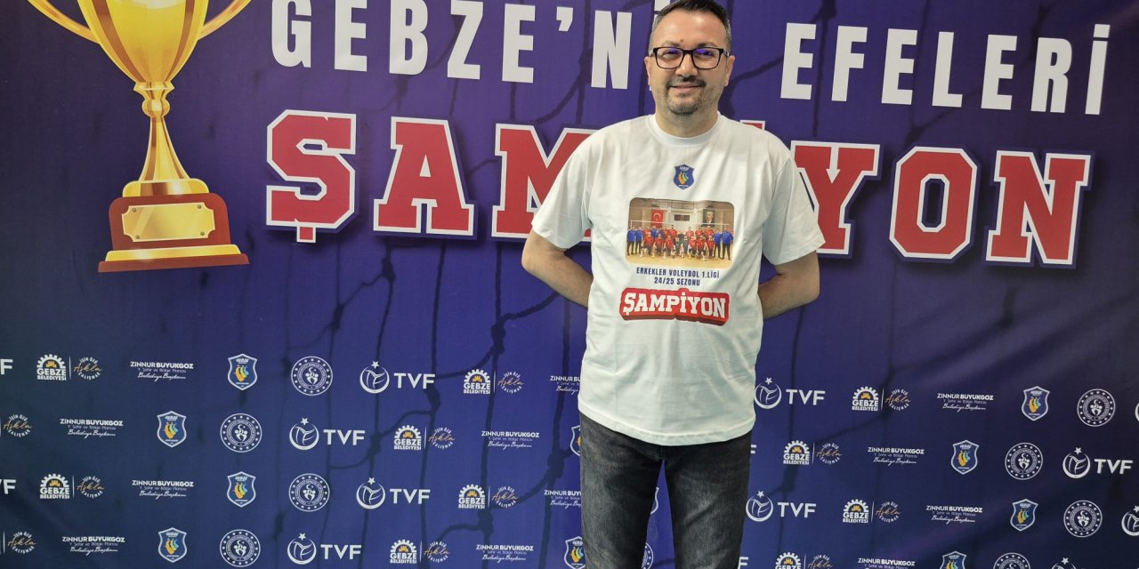Şampiyon Gebzespor kupasına kavuştu, hedef Efeler Ligi'nde kalıcı olmak