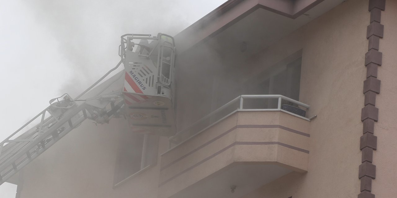 Bulaşık makinesinden yangın çıktı