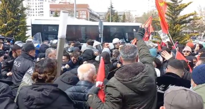 Kayseri'de 'İmamoğlu' protestolarında 4 tutuklama