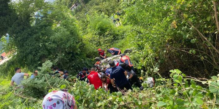 Giresun'da trafik kazası: 2 ölü, 3 yaralı
