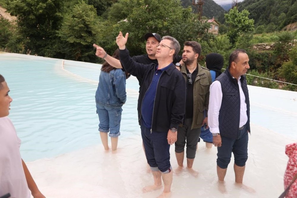 Giresun’un selden etkilenen turizm alanlarında Vali Enver Ünlü’den inceleme