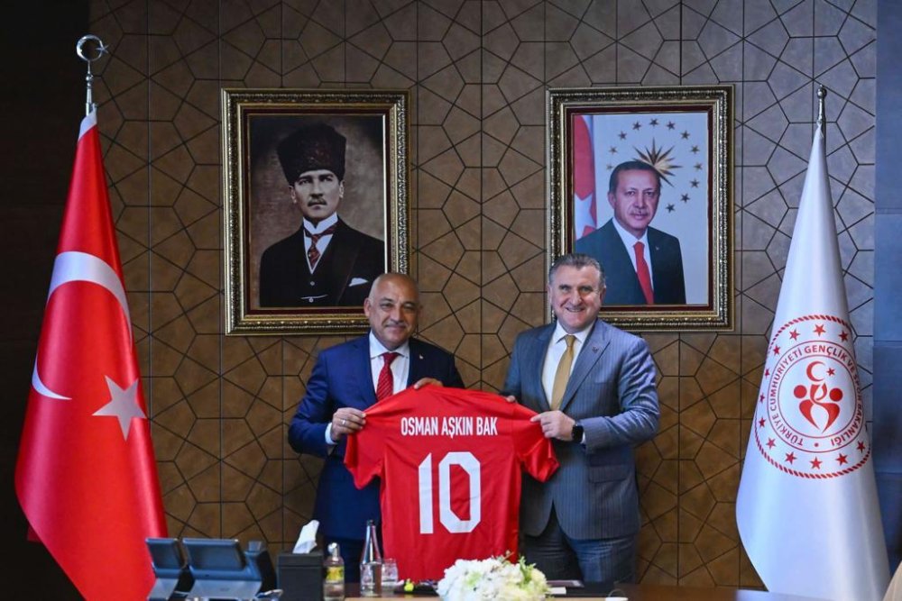 Tff Başkanı Büyükekşi'den Gençlik Ve Spor Bakanı Osman Aşkın Bak'a Ziyaret