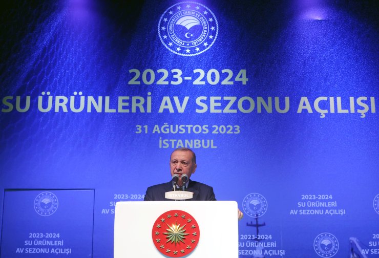 Cumhurbaşkanı Erdoğan 2023-2024 Su Ürünleri Av Sezonunun Açılışına Katıldı