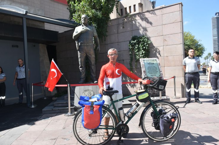 Şehit Polis Fethi Sekin İçin 1570 Kilometrelik Anma Turuna Çıktı