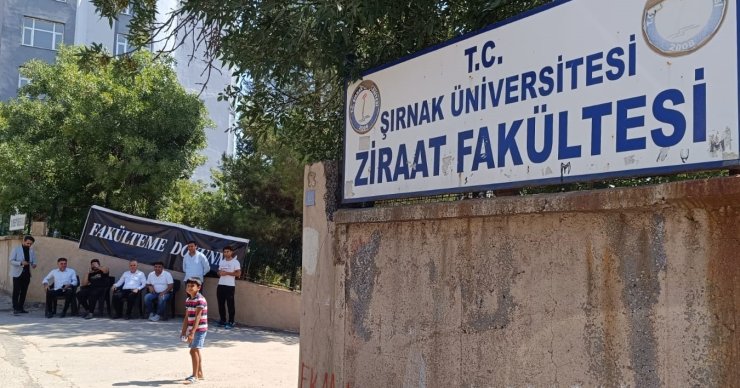 Şırnak'ta 'Fakülteme Dokunma' Eylemi
