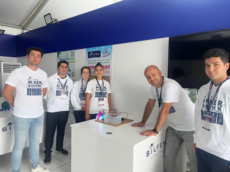 Bilfen Üsküdar Fen Lisesi Öğrencileri, 'Nembank Projesi' İle Teknofest'e Katıldı