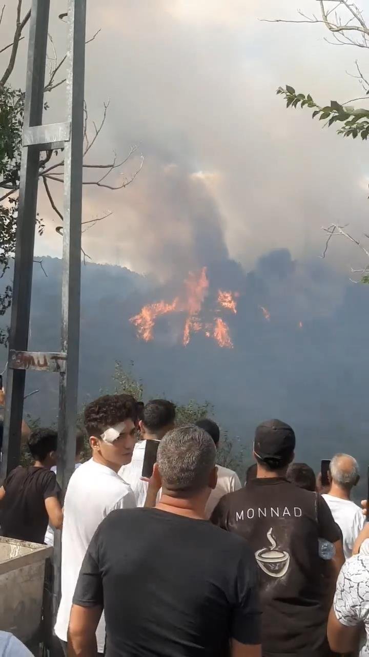 (Ek Fotoğraf) Sultangazi Kent Ormanı'nda Yangın