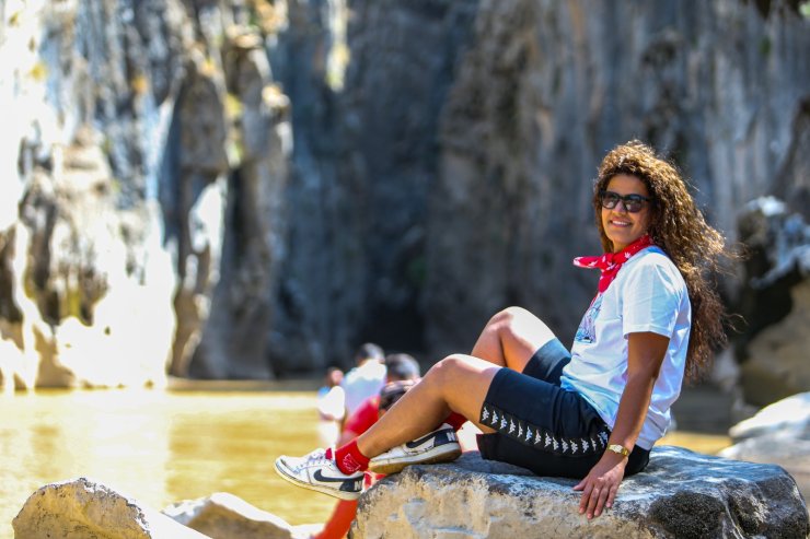 Masiro Kanyonu'nda Yürüyüp, Derede Serinlediler