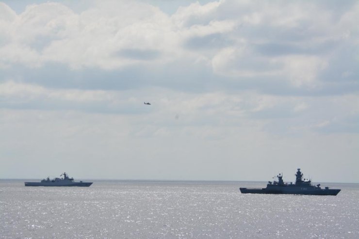 Tcg Burgazada Korveti, Lübnan Açıklarında Eğitime Katıldı