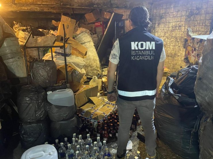 İstanbul’da Son 3 Ayda Sahte İçki Üretimi Ve Ticareti Yapan 34 Kişi Yakalandı