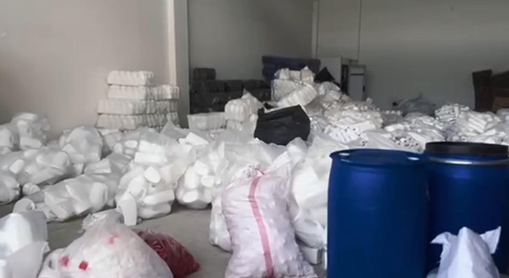 Tekirdağ'da 64 Ton Sahte Deterjan Ele Geçirildi