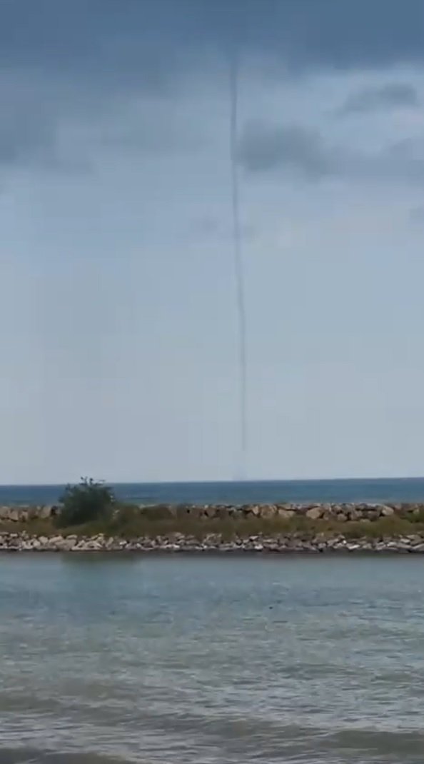 Ordu'da Denizde Hortum Çıktı