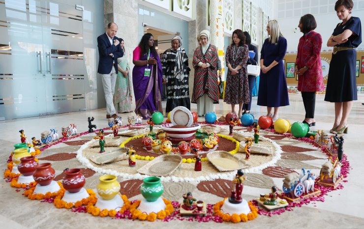 Emine Erdoğan, Yeni Delhi’de Lider Eşleri Bir Araya Geldi