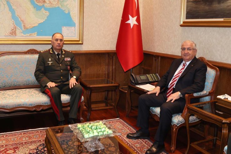 Bakan Güler, Azerbaycan Genelkurmay Başkanı Veliyev'i Kabul Etti