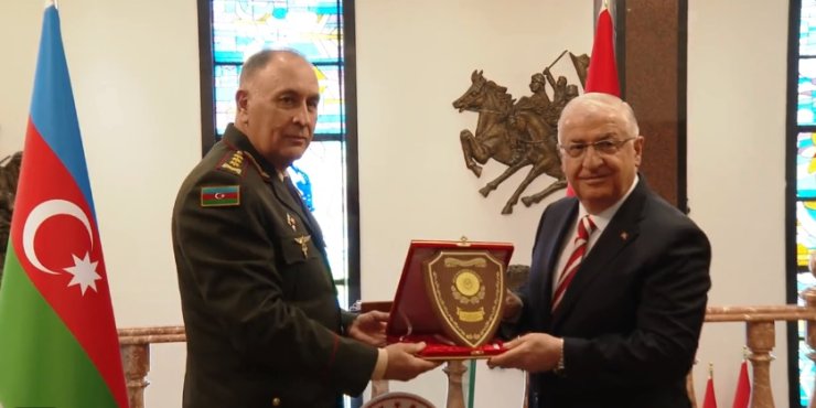 Bakan Güler, Azerbaycan Genelkurmay Başkanı Veliyev'i Kabul Etti