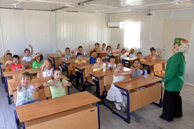 Depremin Merkez Üssü Kahramanmaraş’ta Konteyner Kentte Dersbaşı
