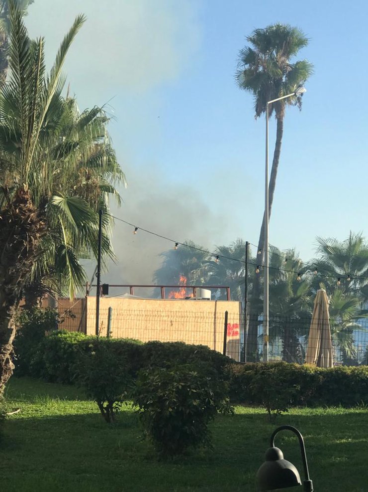 Falezlerde Korkutan Yangın